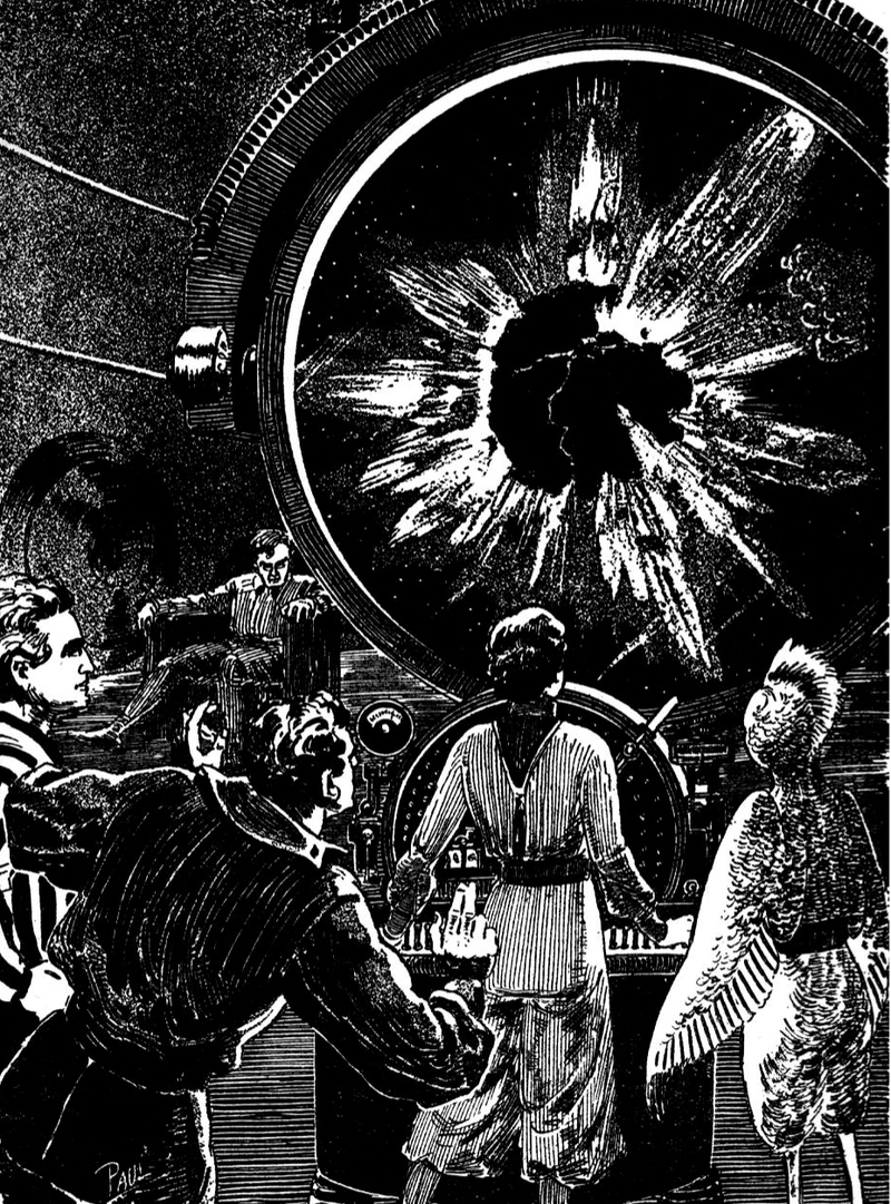 Illustration for article titled This gallery proves Frank R. Paul still rules science fiction art